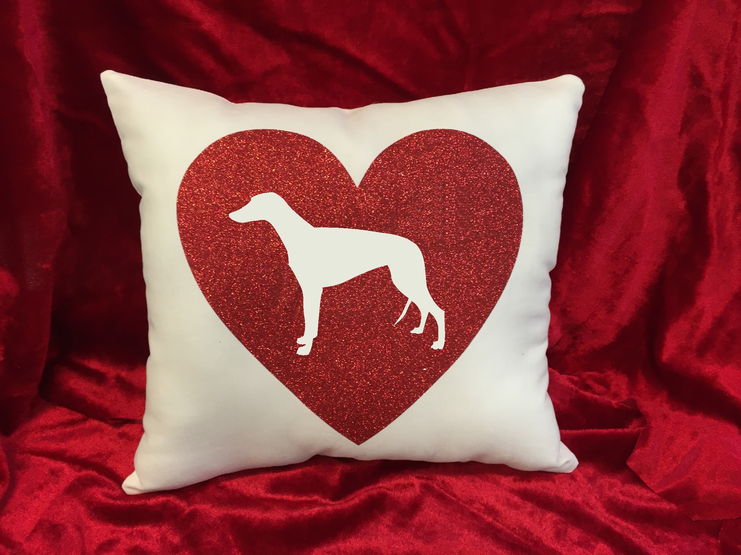 Dogs - Throw Pillow - Greyhound